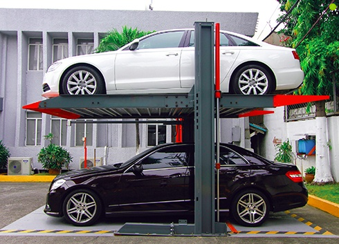 stacked parking system